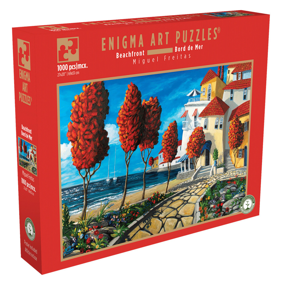 Enigma Art Puzzles - Casse-tête - Miguel Freitas - Bord de mer, 1000 mcx