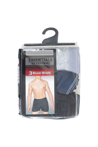 Essentials par 7 Apparel - Boxers, paq. de 3