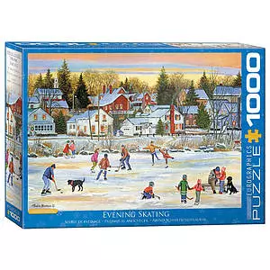 Eurographics - Puzzle, Evening Skating, 1000 pcs