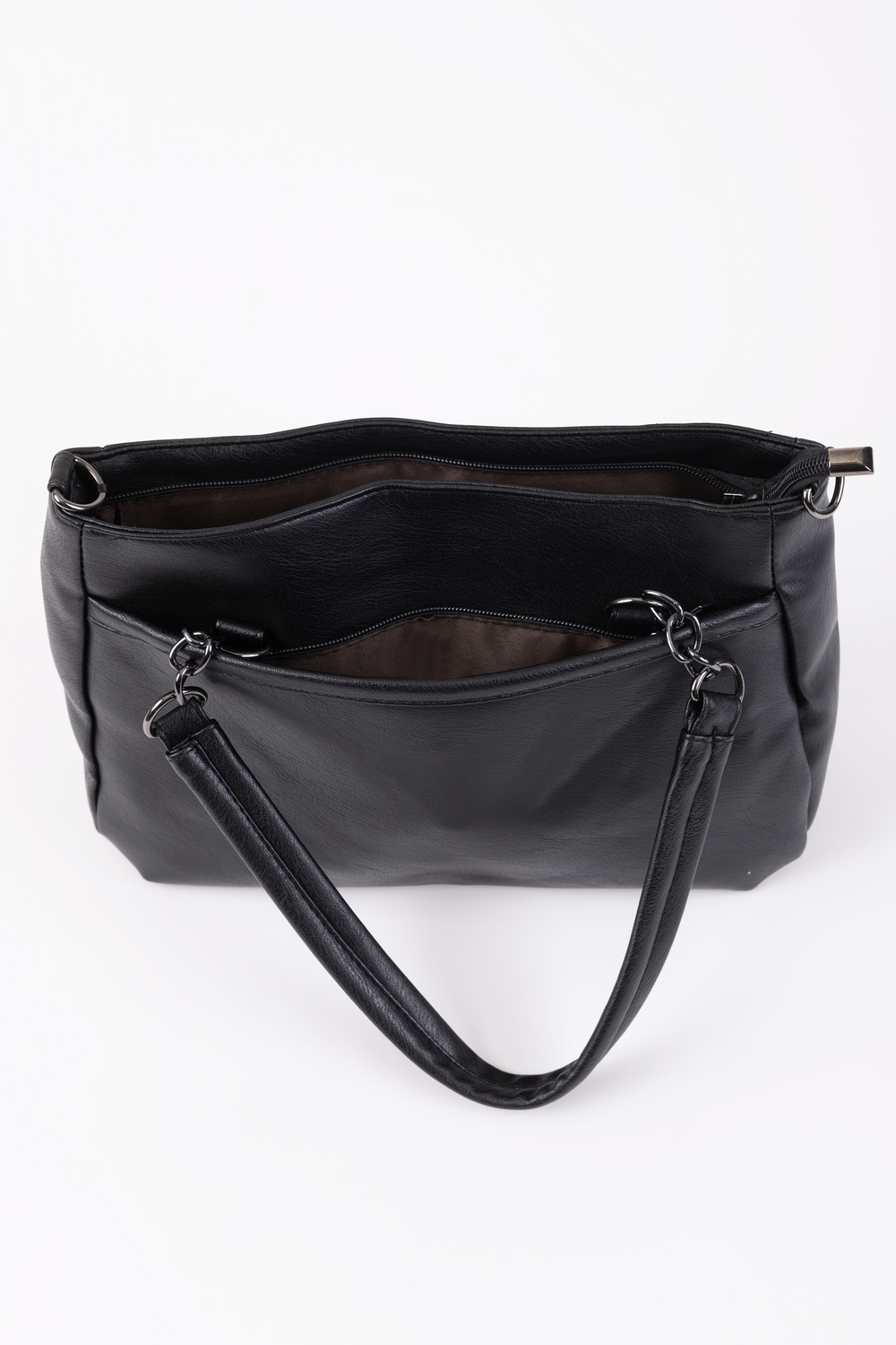 Patent leather shoulder on sale bag