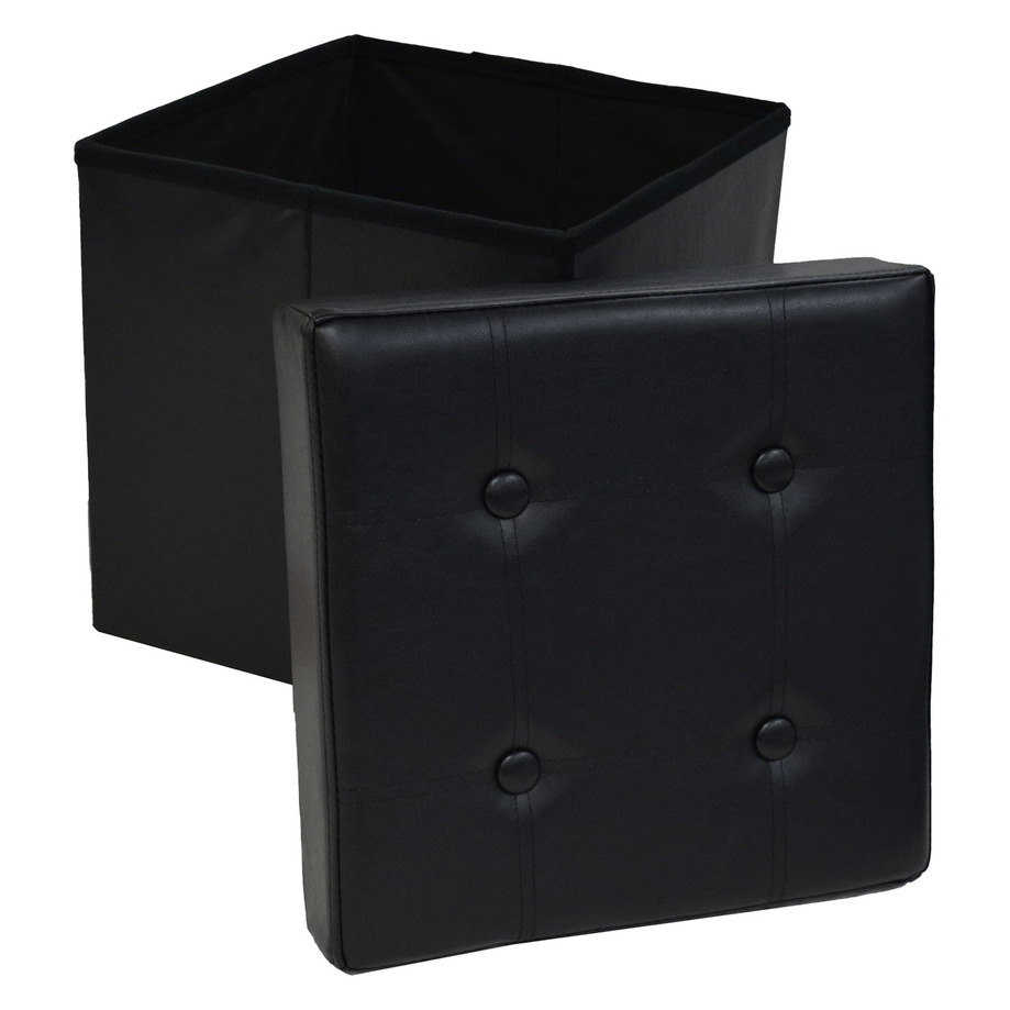 Folding storage ottoman