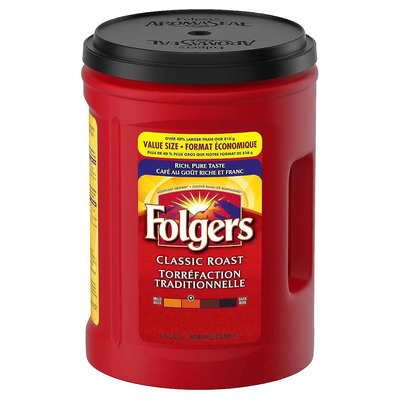 Folgers - Classic Roast ground coffee, 1.21kg