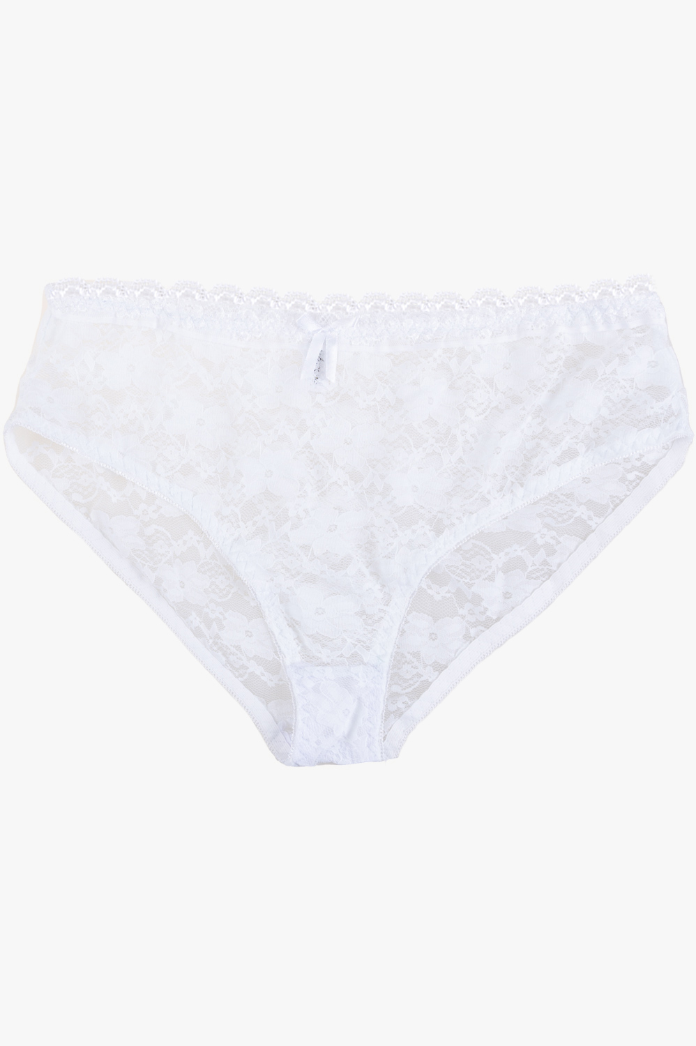 Cukoo White Lace Full Coverage Bra & Panty Set
