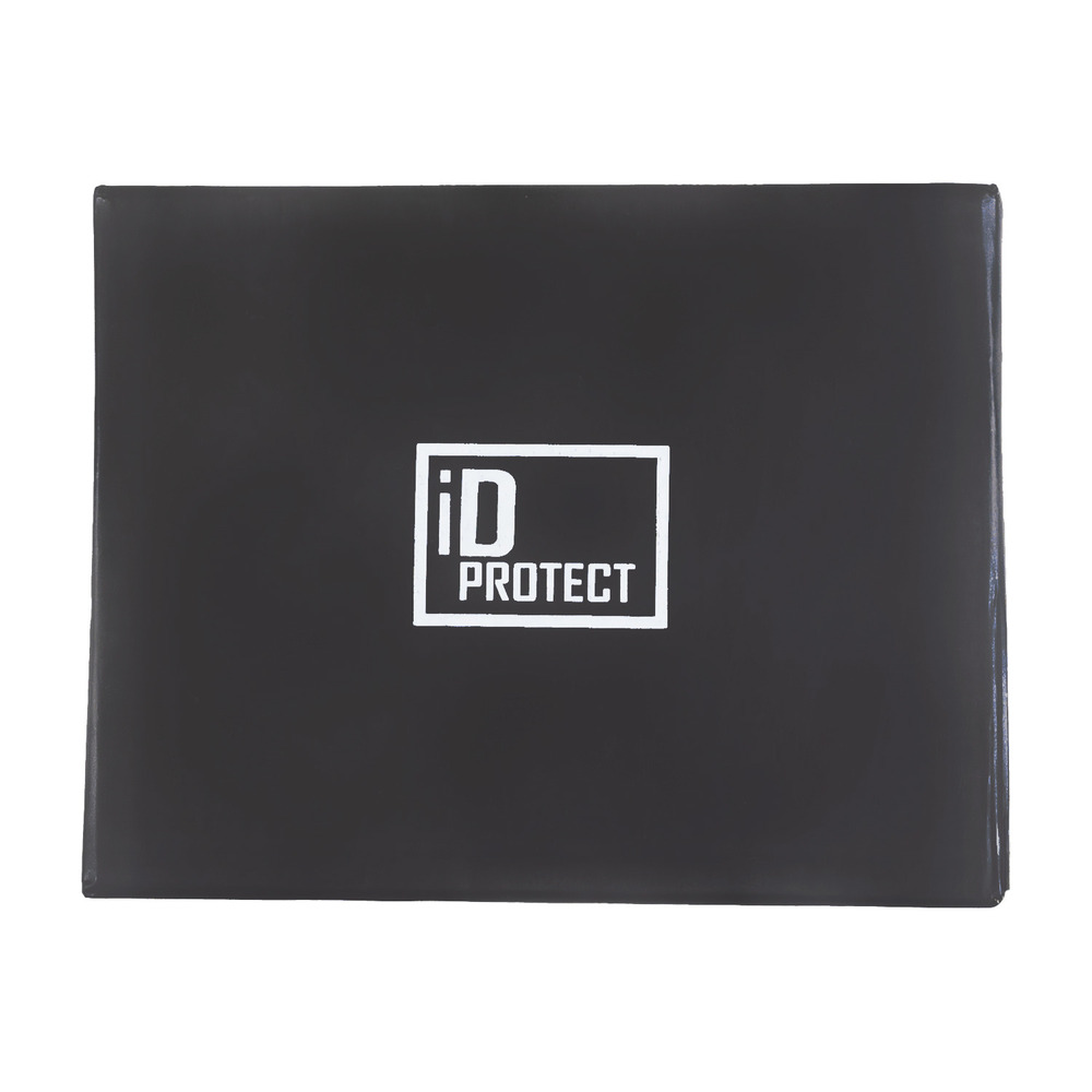 Genuine leather RFID-blocking wallet in gift box