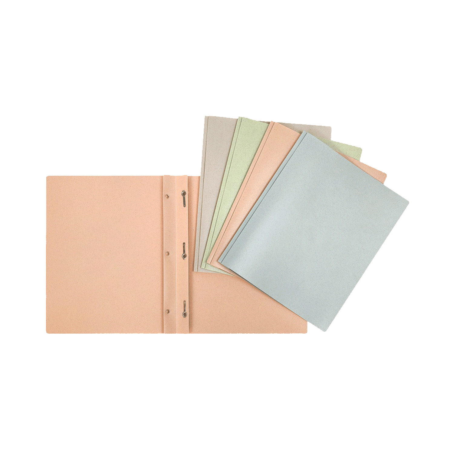 Geocan - Biodegradable plastic portfolio with prongs - Grey