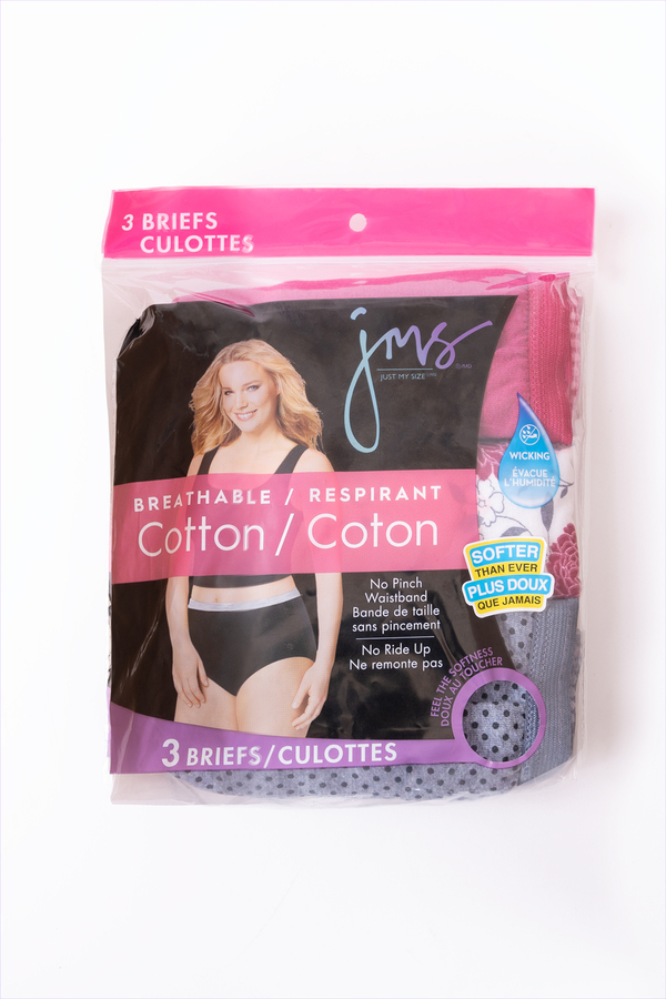 Hanes JMS Hi Cut Panty Underwear Women's Comfort Cotton Panties