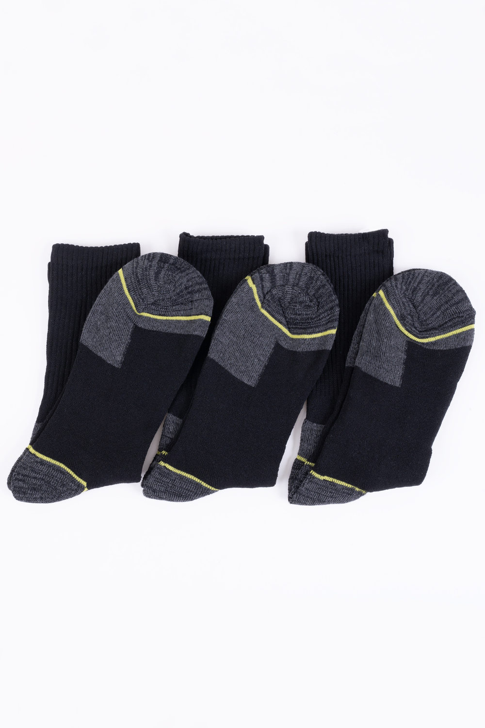 Heavy Duty - Comfortable & hardwearing worker's socks, 3 pairs - Black