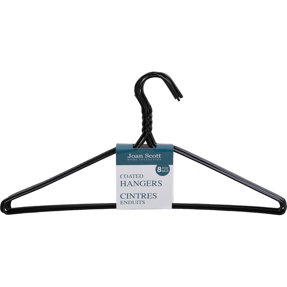 Joan Scott - Metal-coated hangers, pk. of 8