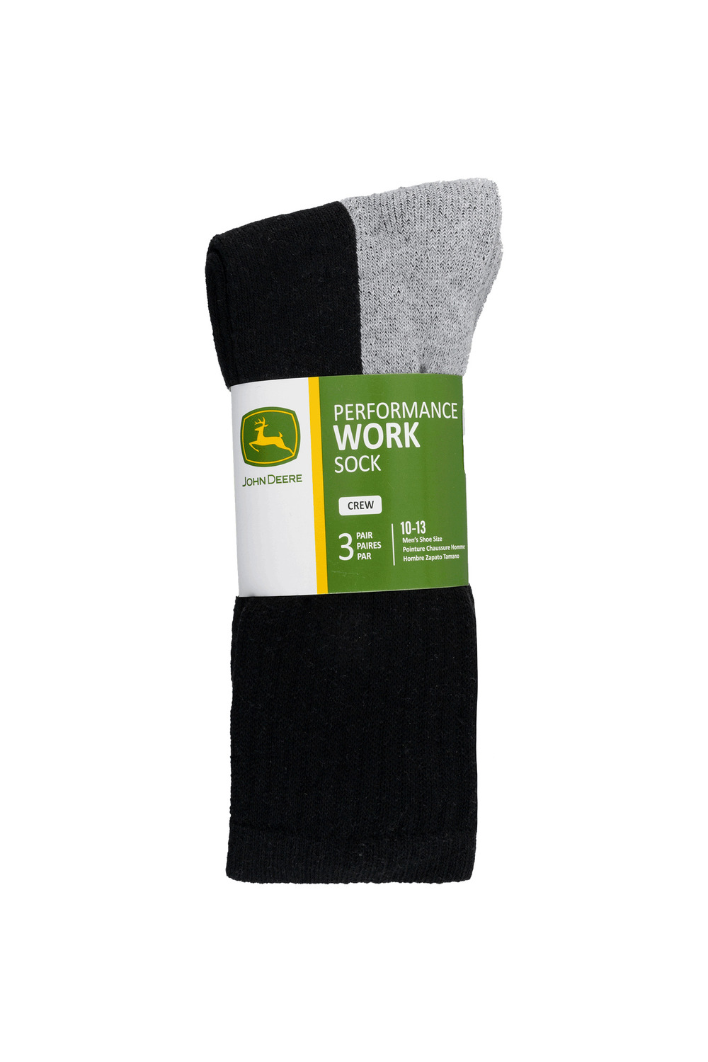 John Deere - Chaussettes de travail performantes - 3 paires