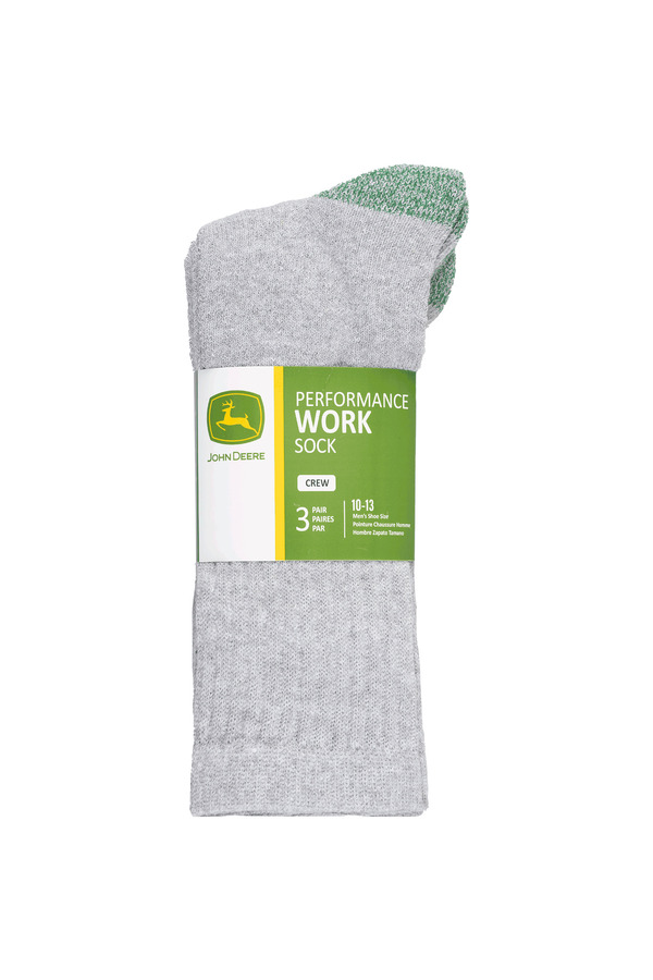 John Deere - Chaussettes de travail performantes - 3 paires