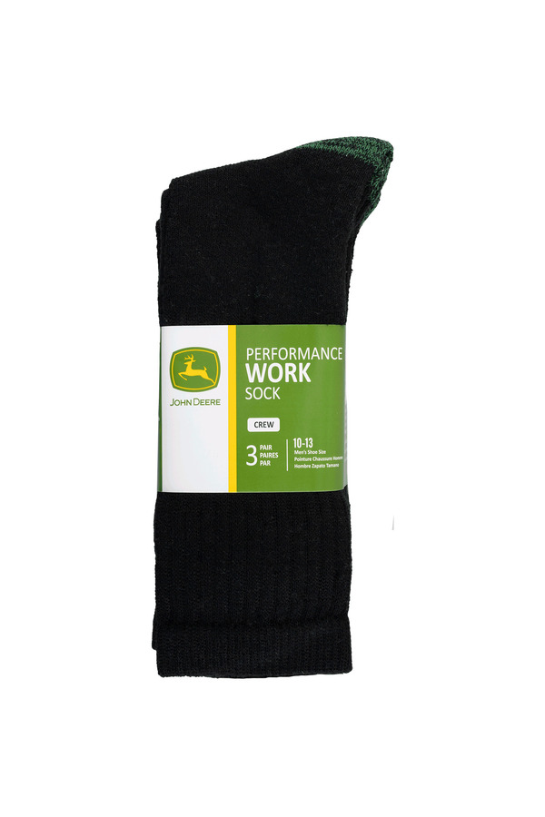 John Deere - Chaussettes de travail performantes - 3 paires