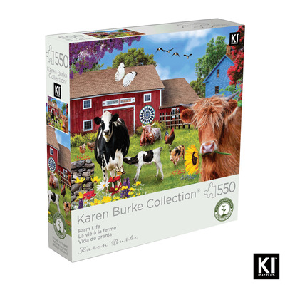 KI - Puzzle - Karen Burke - Farm Life, 550 pcs