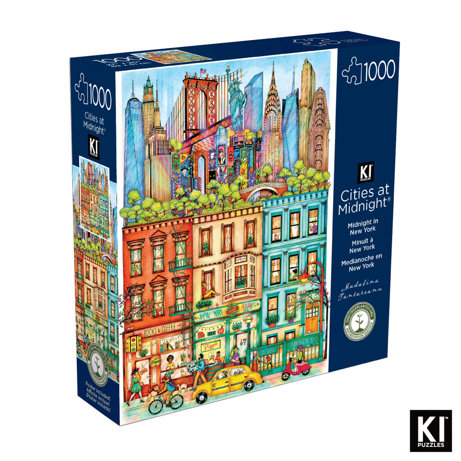 KI - Puzzle - Madalina Tantareanu - Midnight in New York, 1000 pcs