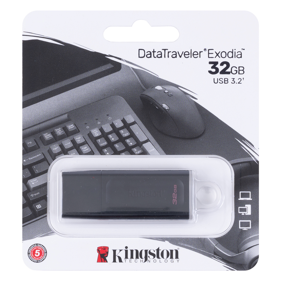 Kingston - Clé USB, 32GB, Fr