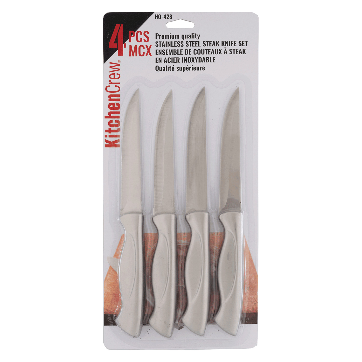 Kitchen Crew - Steak knife set, 4 pcs