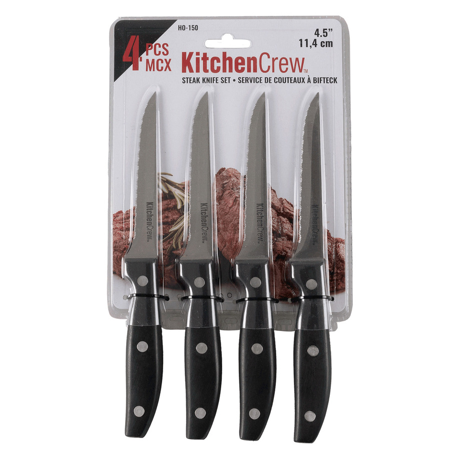 Kitchen Crew - Steak knife set, 4 pcs