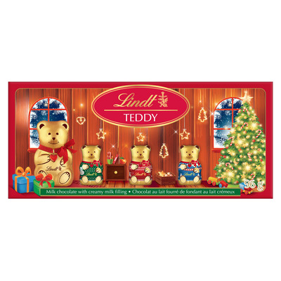 Lindt - TEDDY - Boîte de chocolats au lait, 96g