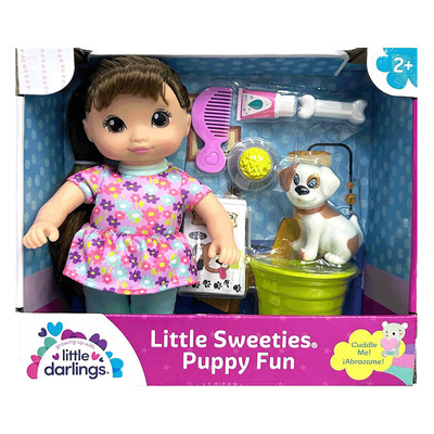 Little Darlings - Little Sweeties - Poupée avec chiot et accessoires