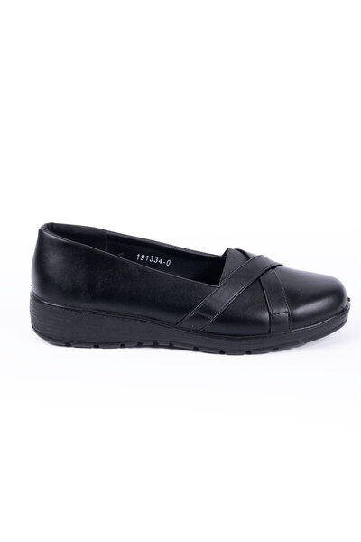 Low wedge comfort ballerinas