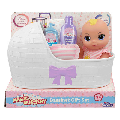 Magic Nursery - Coffret cadeau berceau - Poupée bébé avec accessoires