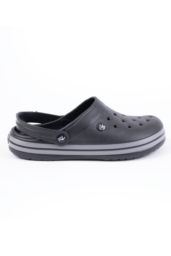 Men's slip-on clog with ankle strap