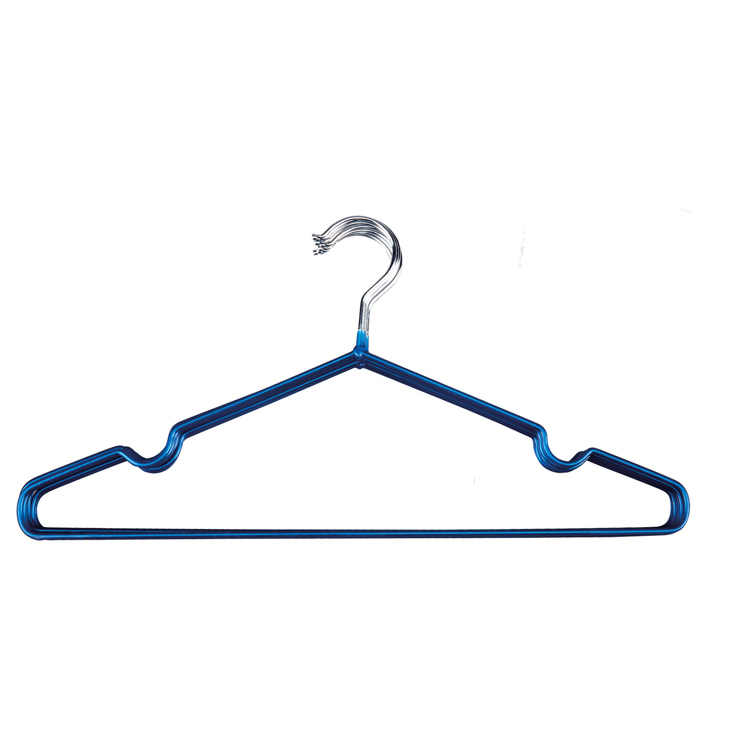 Metal clothes hangers, pk. of 10