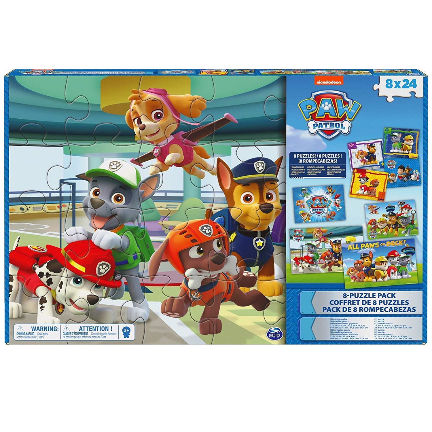 New Boys size Medium 8 Paw Patrol Boxer Briefs 2 pack Action