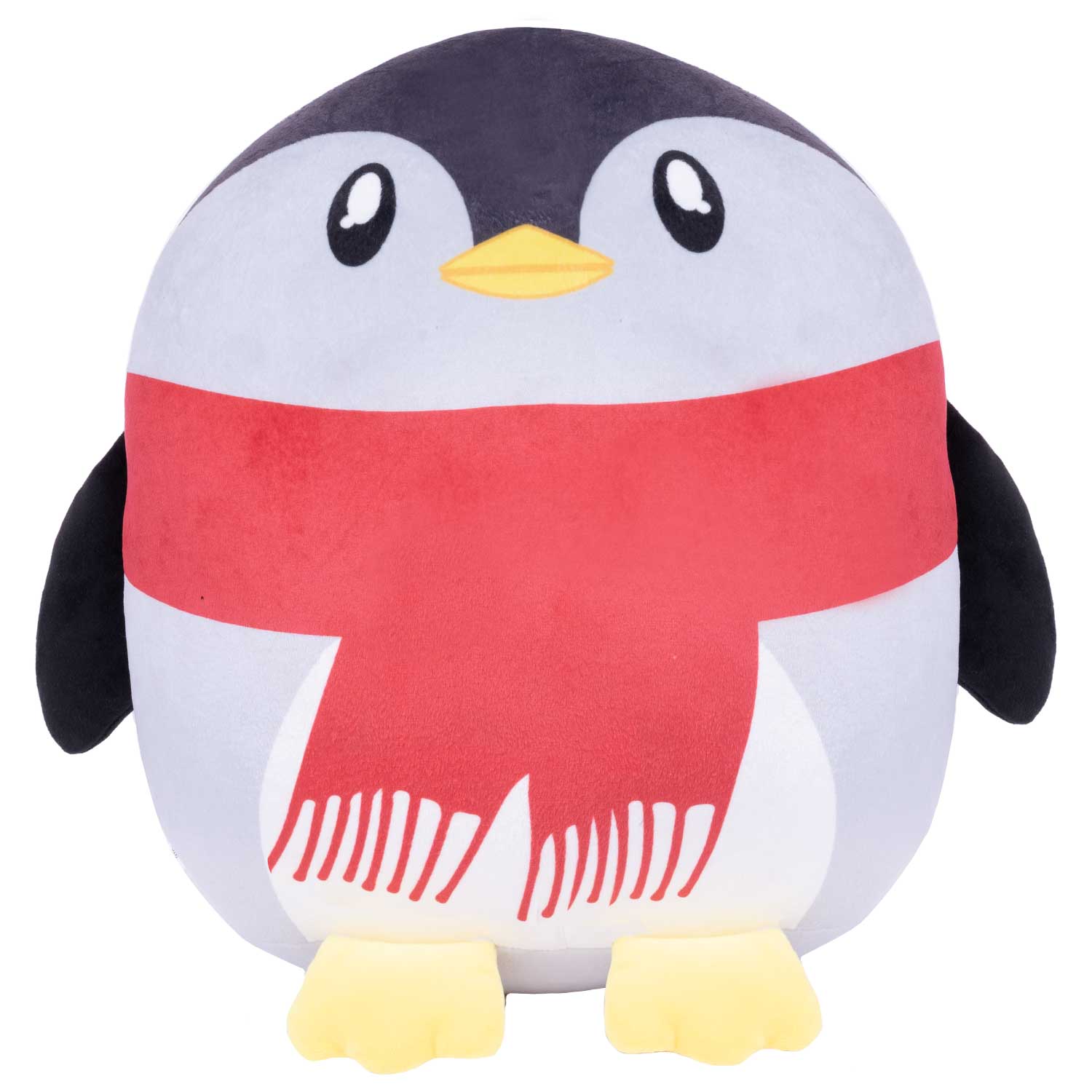 Peluche 3-en-1, coussin chauffe-mains avec couverture, 30x30 - Pingouin.  Size: 30x30, Fr