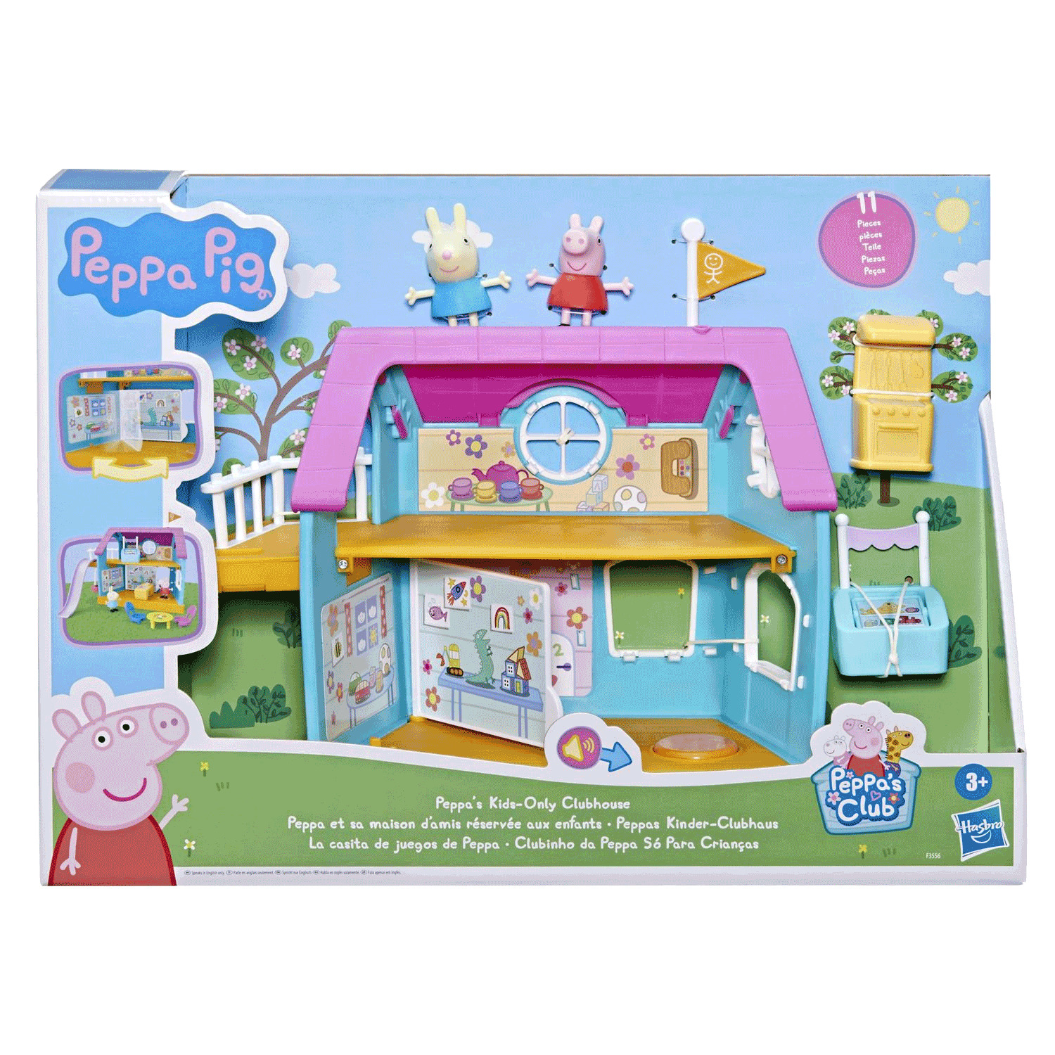 Peppa Pig - Peppa's kid's-only clubhouse playset