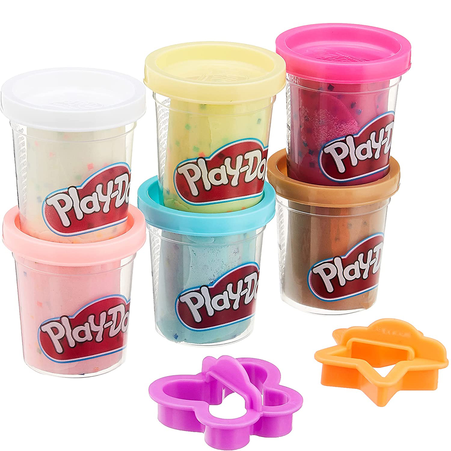 Pâtes à modeler Play-Doh avec confettis, paq. 6