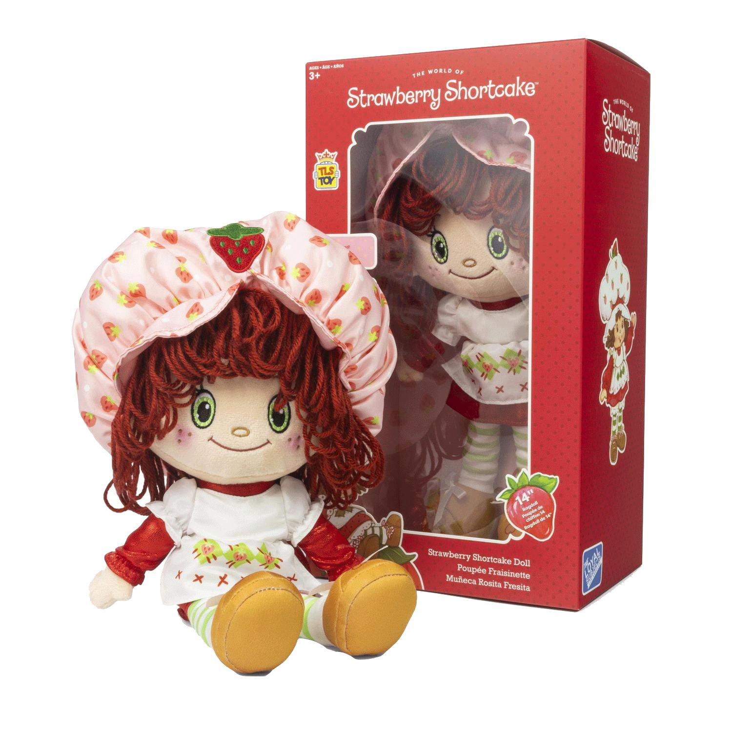 Plush doll, Strawberry Shortcake, 14"