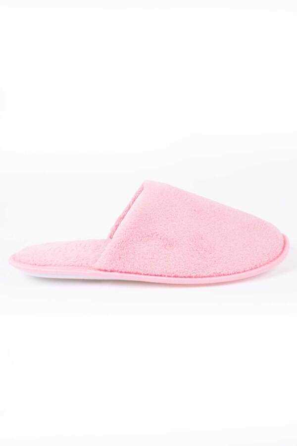 Plush lined non-slip spa slippers - Pink. Colour: pink. Size: s