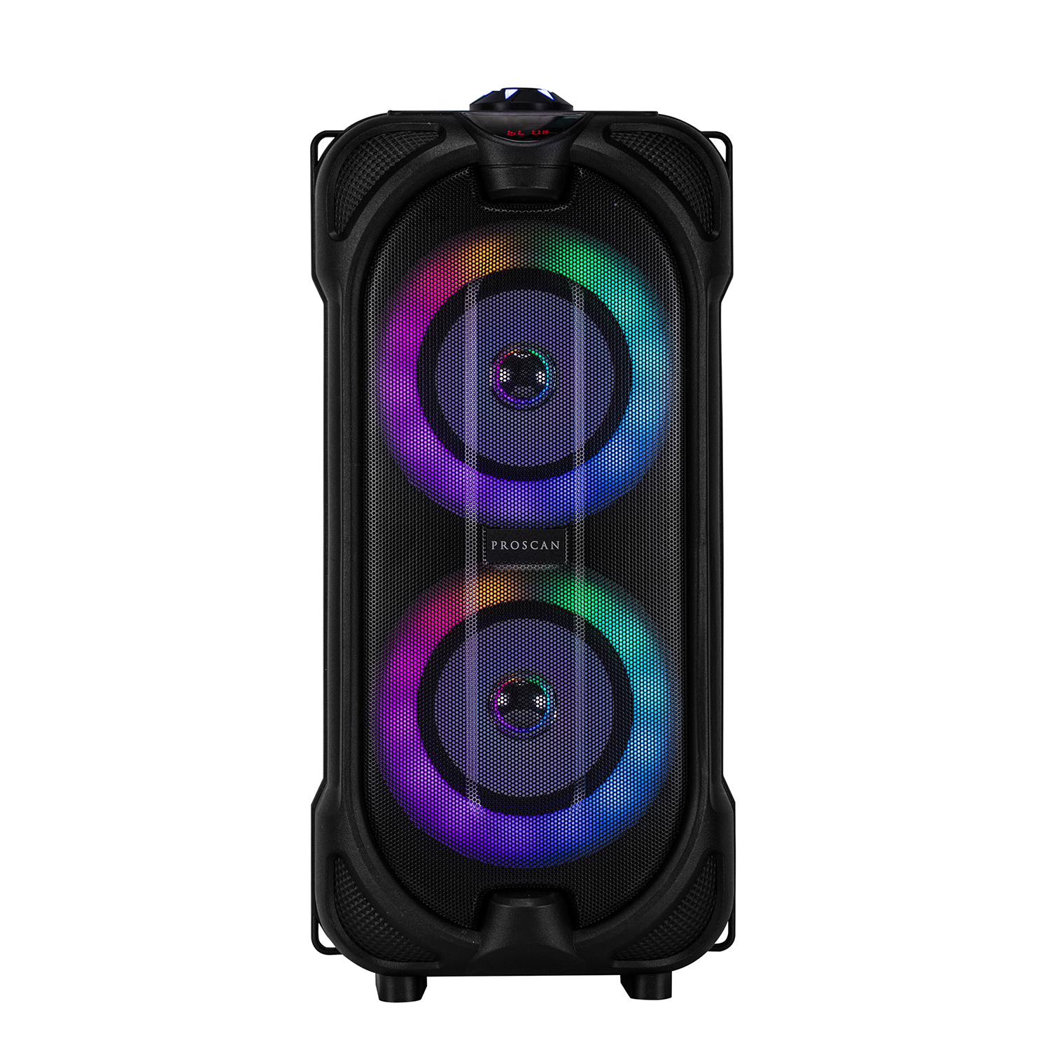 Proscan Portable Wireless Bluetooth Speaker With Led Lights Colour Black Rossy