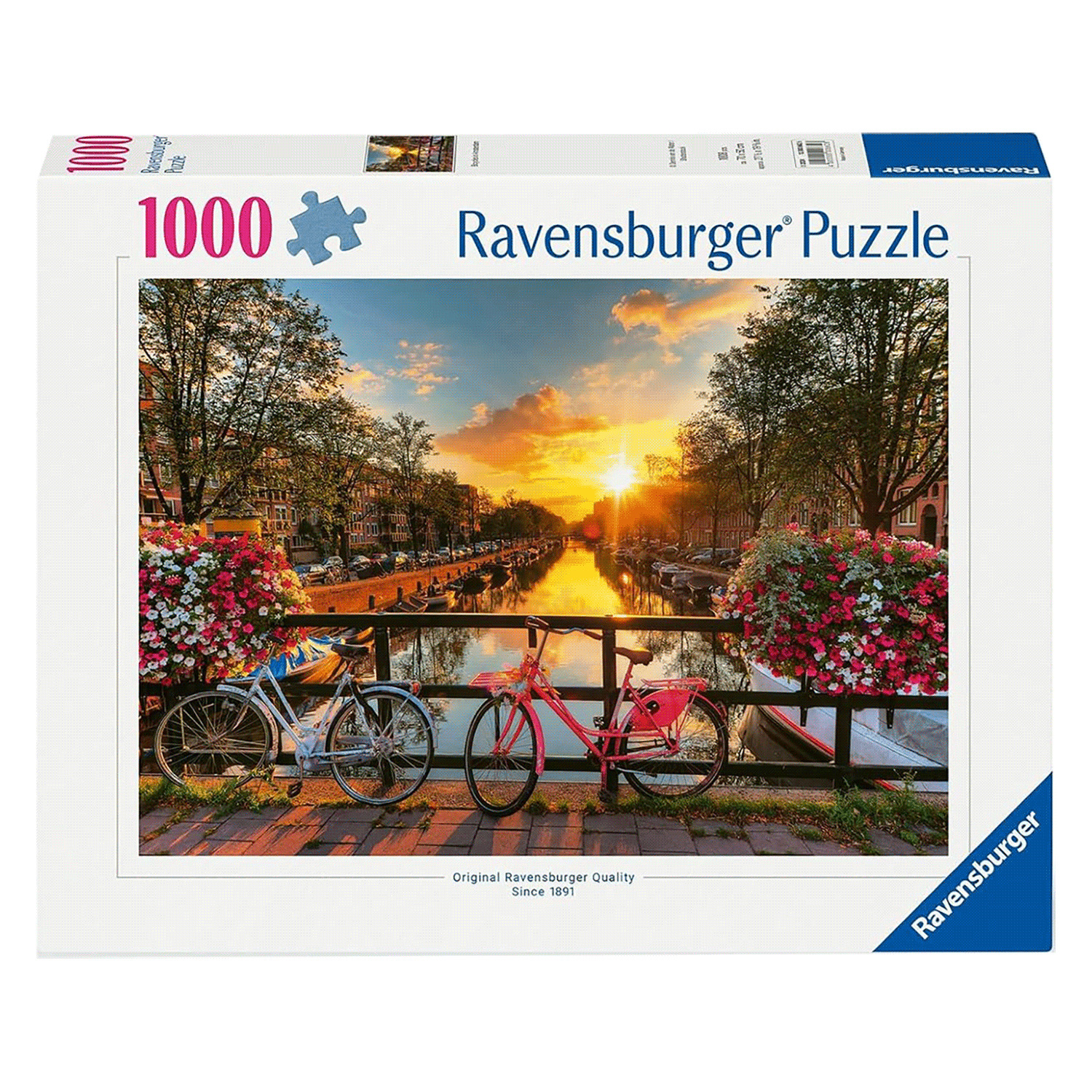 Ravensburger - Biclyes à Amsterdam, 1000 mcx