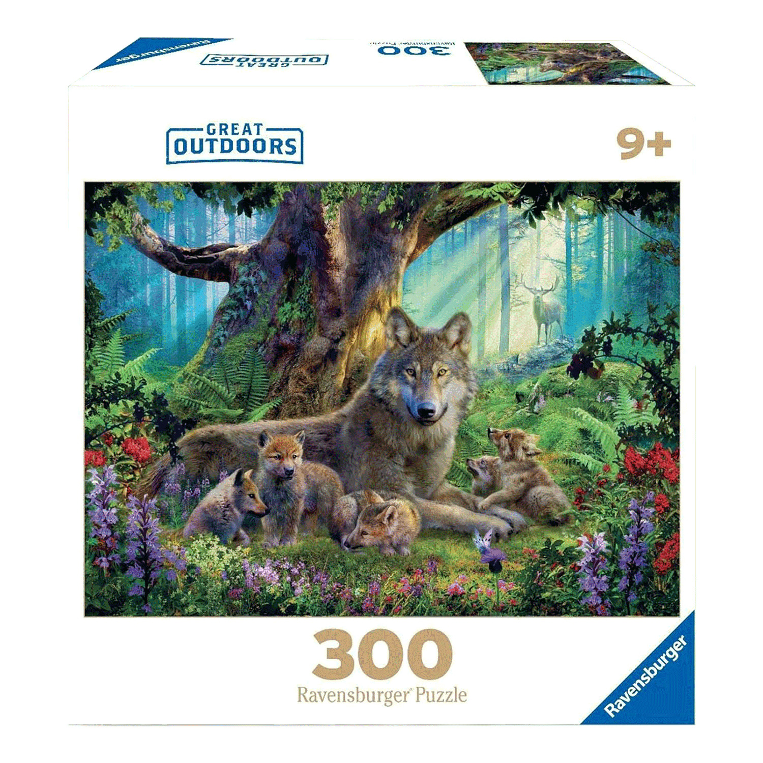 Ravensburger - Loups dans la forêt, 300 mcx