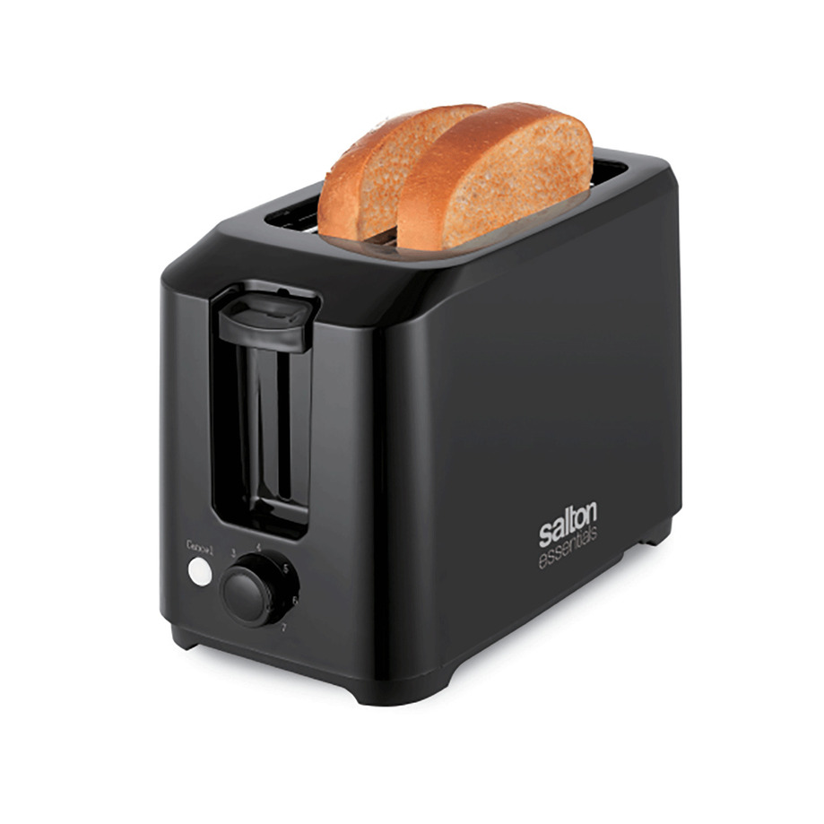 Salton - Compact toaster, 2 slices, black