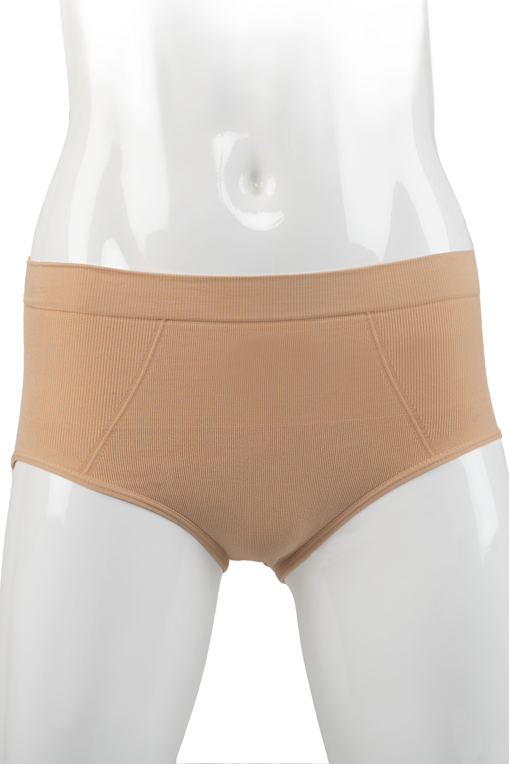Seamless boyleg panty with light support, beige. Colour: beige. Size: s/m