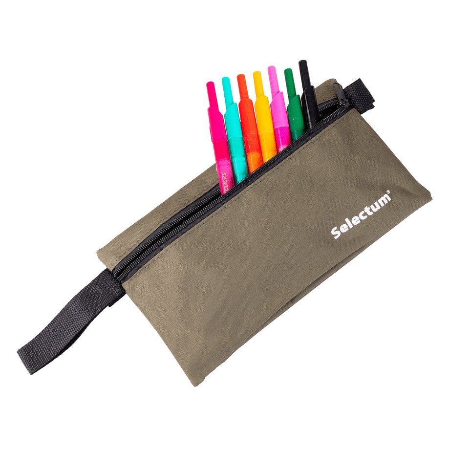 Selectum - Fabric 2-pouch pencil case