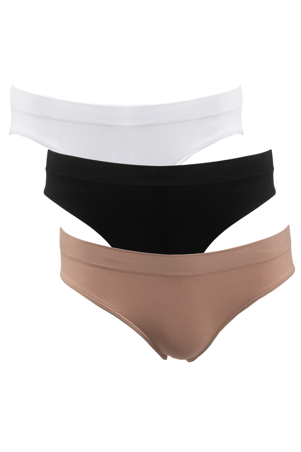 Set of 3 seamless thongs - Neutrals