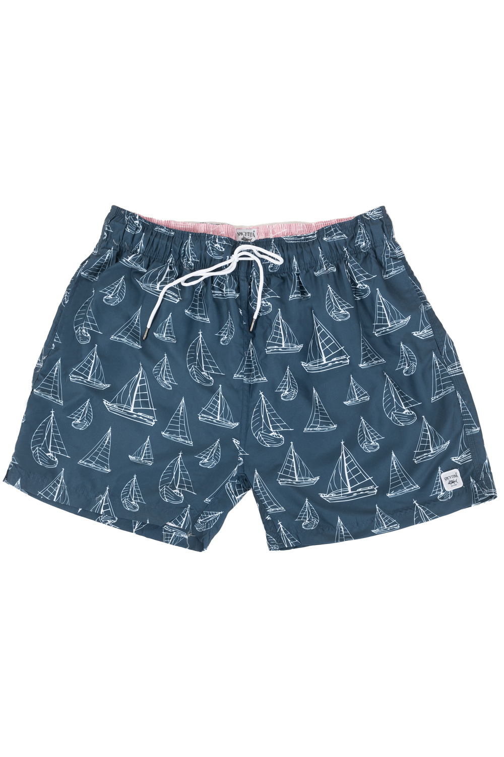 Spicy Tuna - Men's swim trunk - Sailboats - Plus Size. Colour