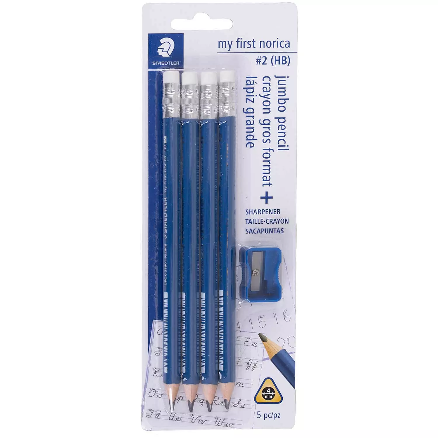 Staedtler – taille-crayon de gros calibre 180, avec mandrin en caoutchouc  réglable, ne blesse pas le porte-stylo, taille-crayon à main - AliExpress