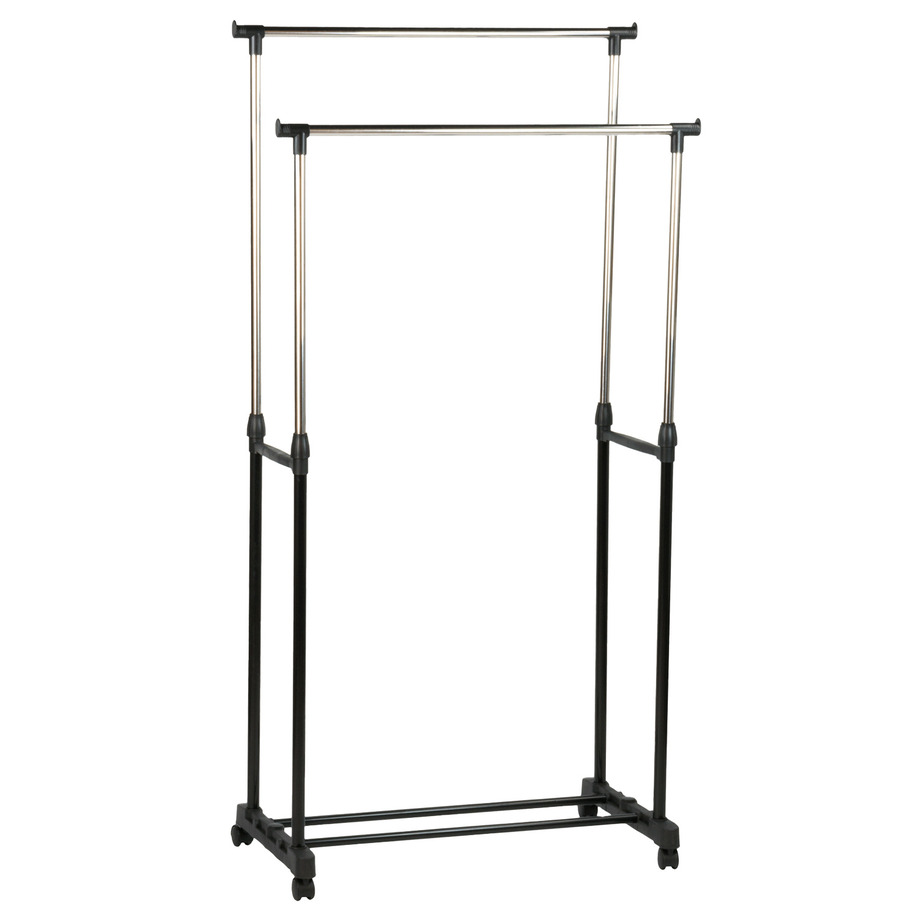 Telescopic garment rack