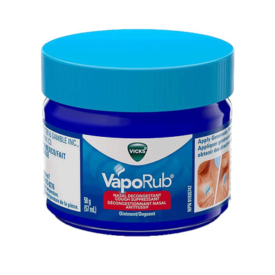 Vicks -Vaporub - Nasal decongestant ointment, 57 mL