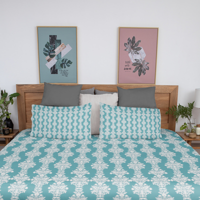 Victoria - Floral print sheet set