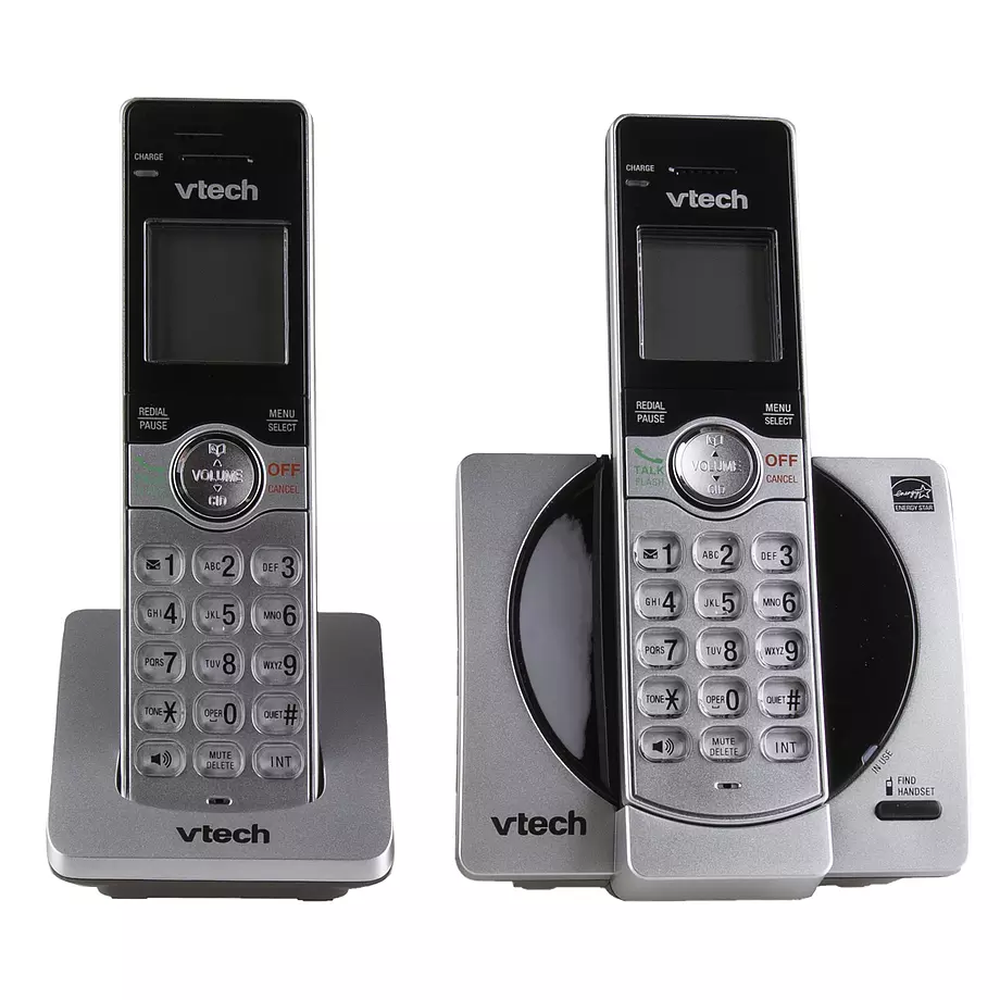 Téléphone sans fil à 1 combiné avec afficheur DECT 6.0 de VTech (CS6919-16)  - Rouge