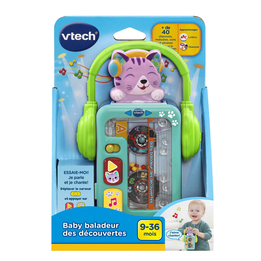 VTech - Baby balladeur des découvertes, Édition française