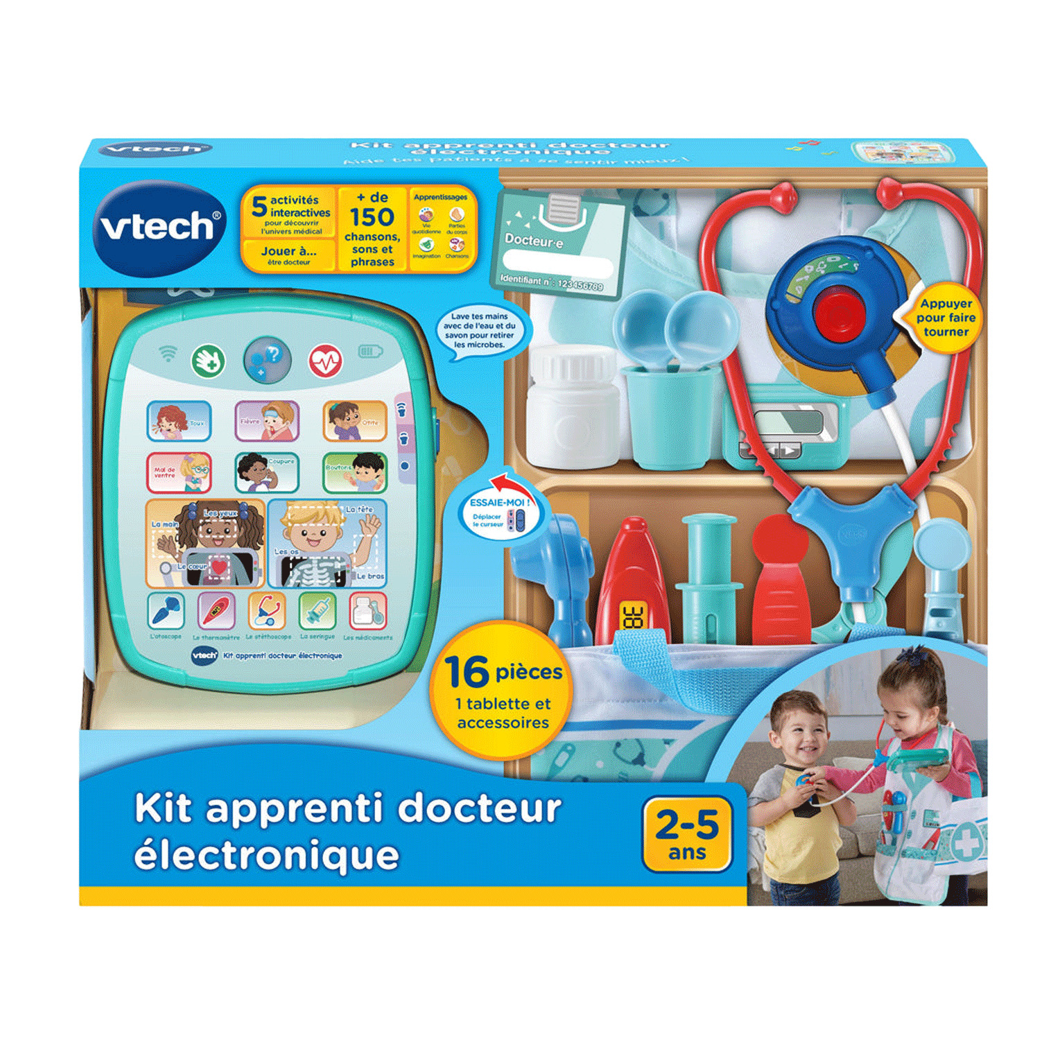 VTech - Smart Chart medical kit, French edition