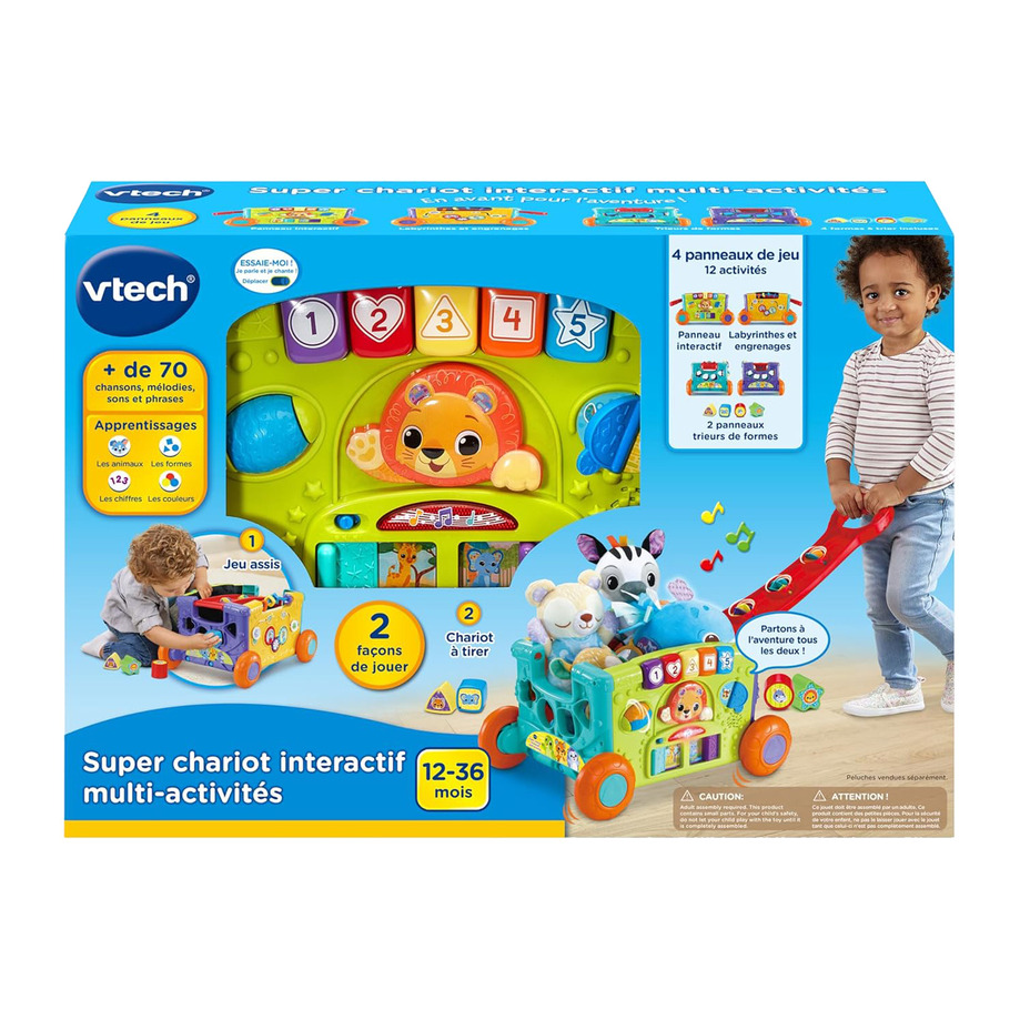 VTech - Super chariot interactif, Édition française