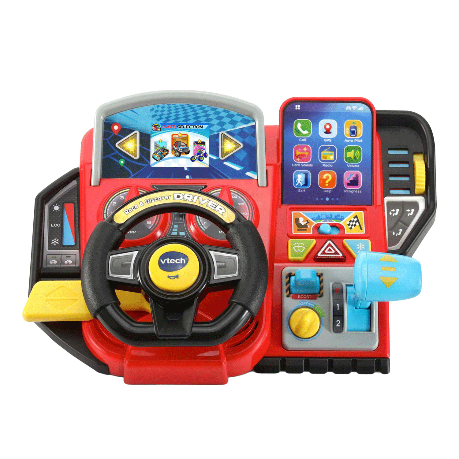 VTech - Super console turbo pilote, Édition anglaise