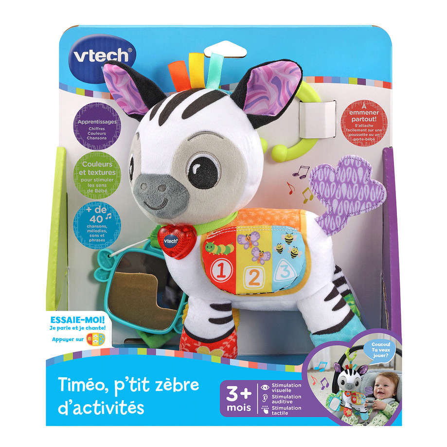 VTech - Take Me With You zebra, French edition